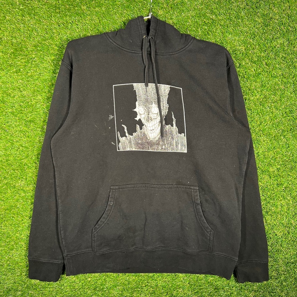 AS‎ Colour Stencil Mens Black Graphic Hoodie Sweatshirt Size Large